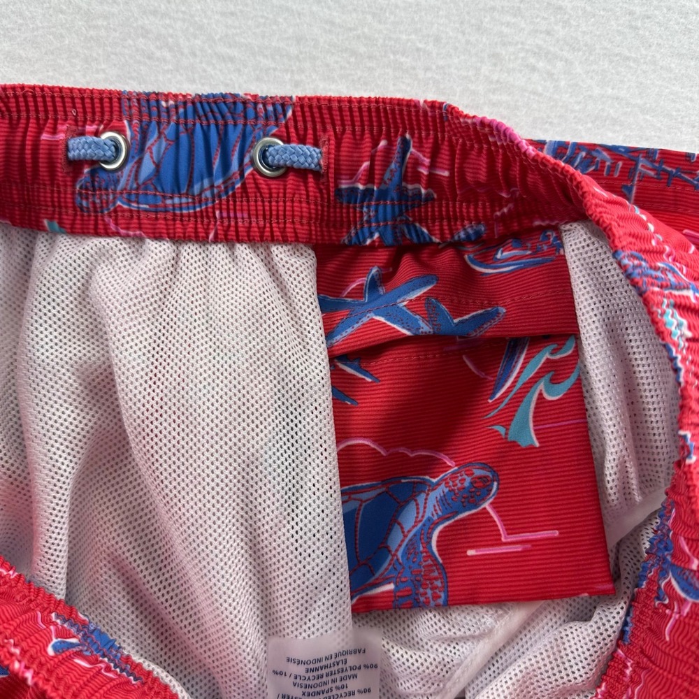 Vineyard Vines Mens XS Chappy Trunks Icons Sailors Red Nautical Swim Shorts NEW - Picture 11 of 16